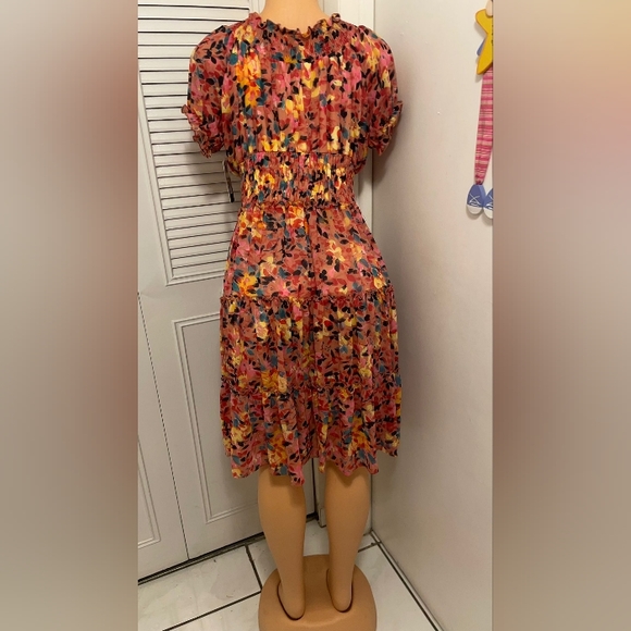 NWT LAPIS CASUAL FLORAL DRESS  SIZE M - Picture 5 of 8